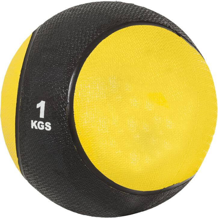 Medicīnas bumbu komplekts 1–5 kg, kopā 15 kg