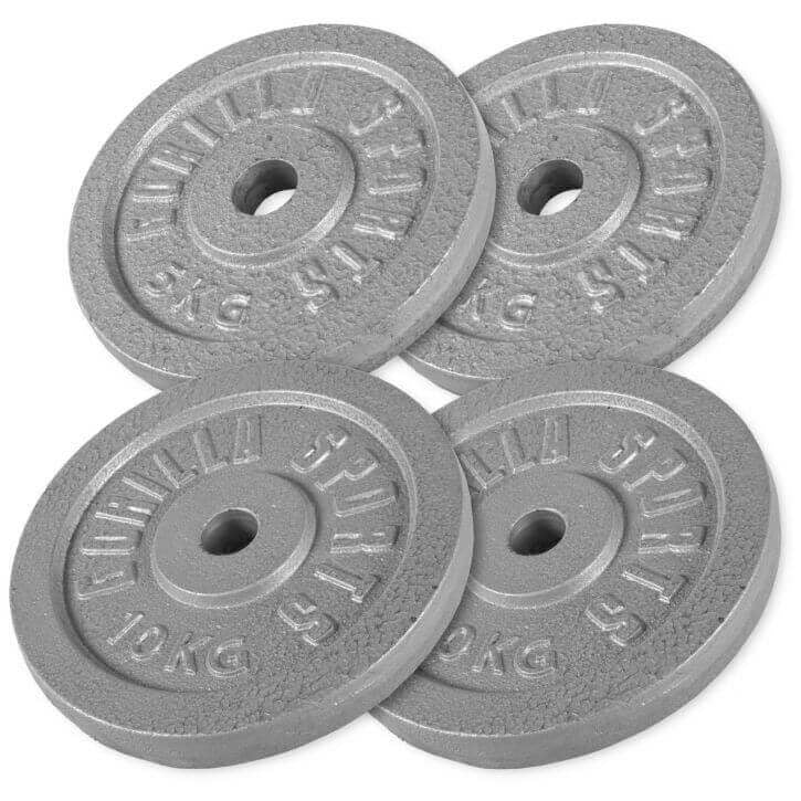 Čuguna svaru diski 2 x 5 kg un 2 x 10 kg