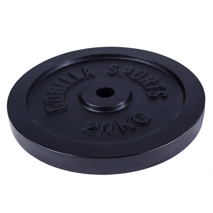 Čuguna svaru disks 20 kg, 30 mm