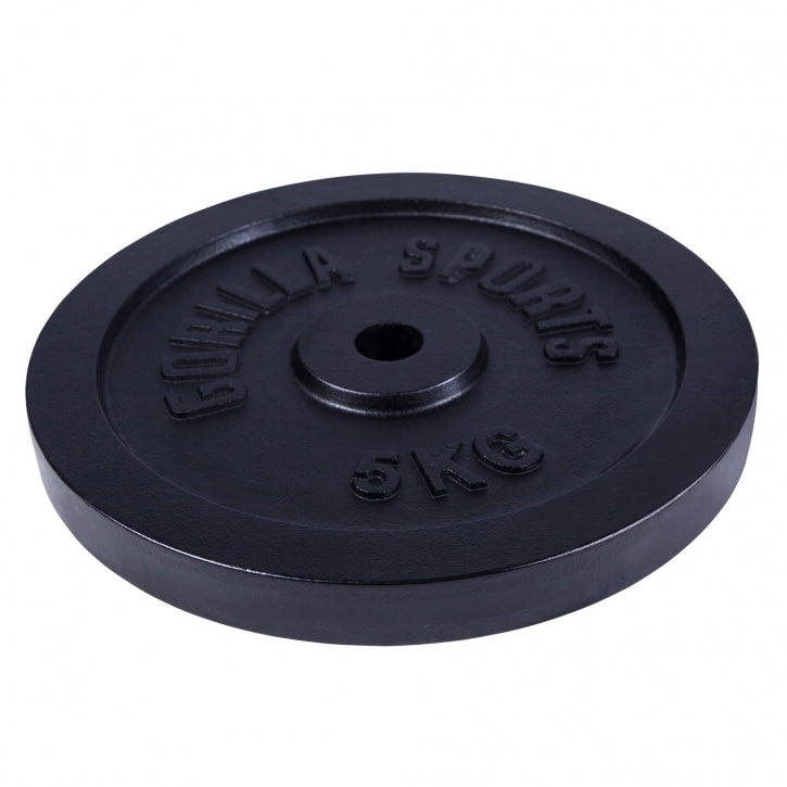 Čuguna svaru disks 5 kg, 30 mm