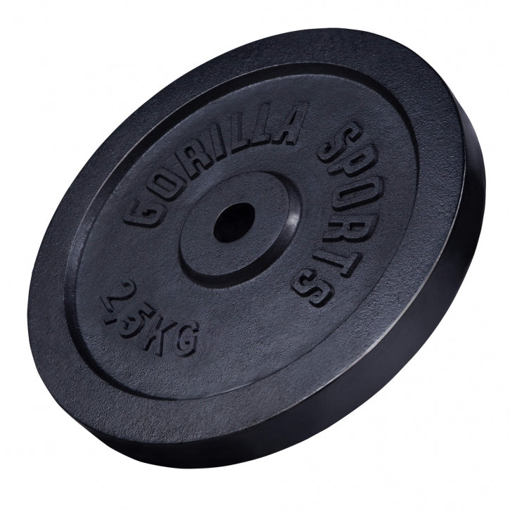 Čuguna svaru disks 2,5 kg, 30 mm
