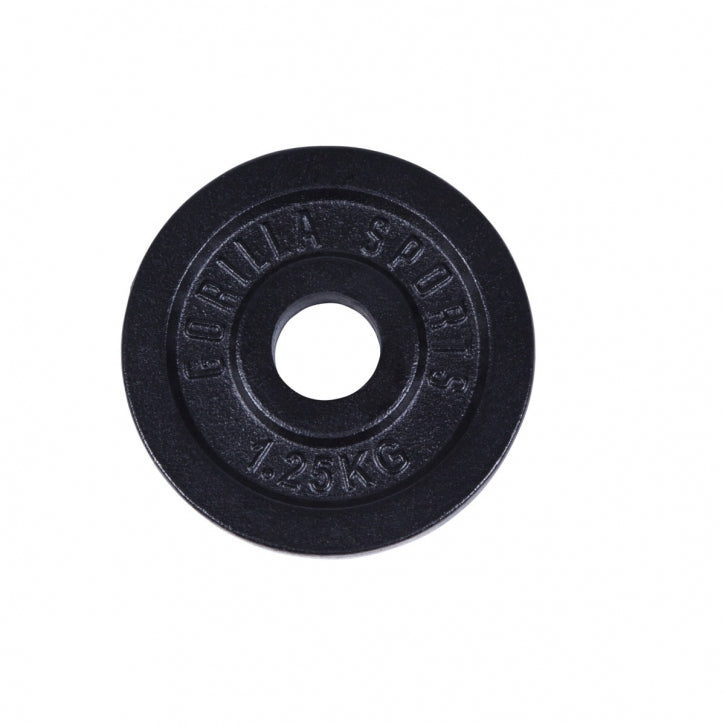 Čuguna svaru disks 1,25 kg 30 mm