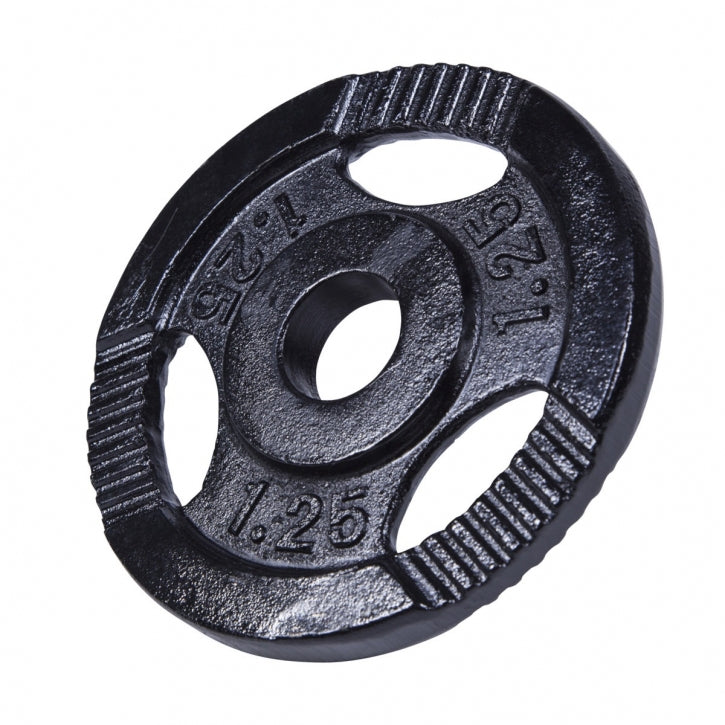 Čuguna svaru disks ar rokturiem 1,25 kg 30 mm