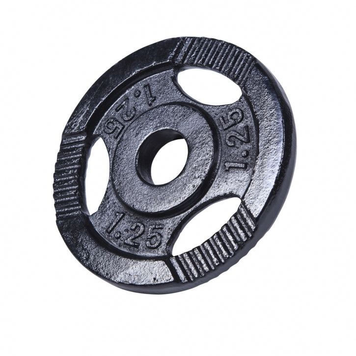 Čuguna svaru disks ar rokturiem 1,25 kg 30 mm