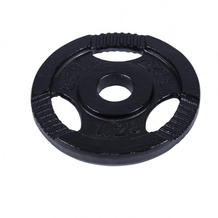 Čuguna svaru disks ar rokturiem 1,25 kg 30 mm