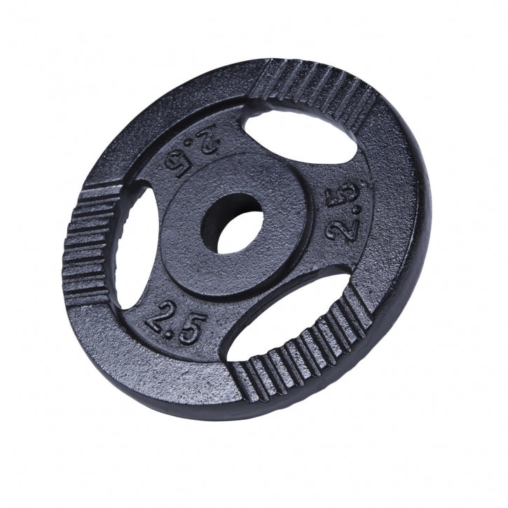 Čuguna svaru disks 2,5 kg ar rokturiem