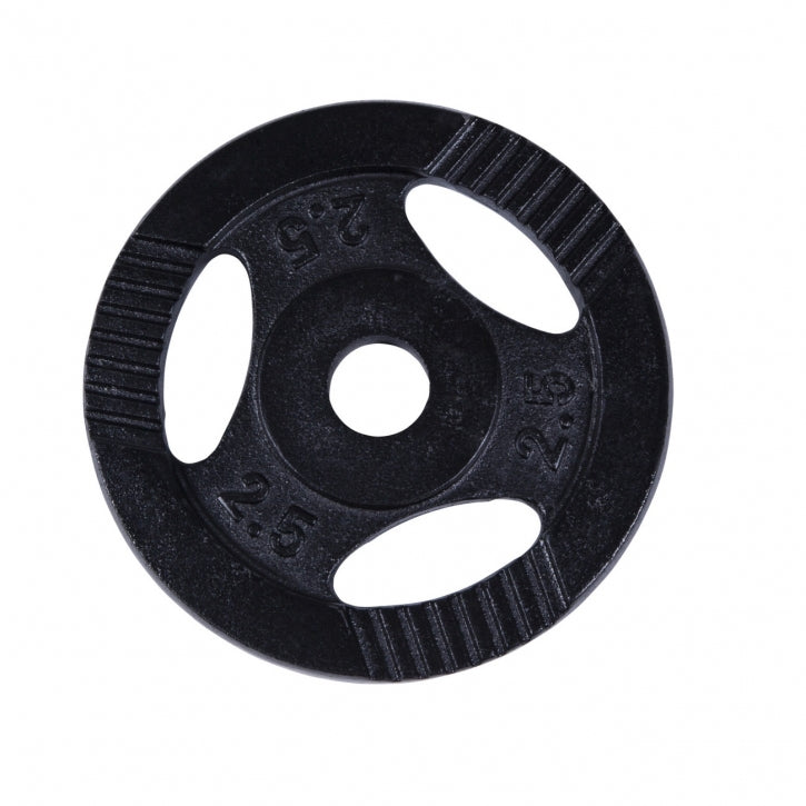 Čuguna svaru disks 2,5 kg ar rokturiem