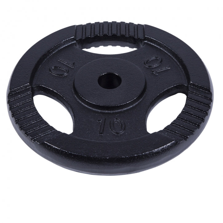 Čuguna svaru disks 10 kg ar rokturiem