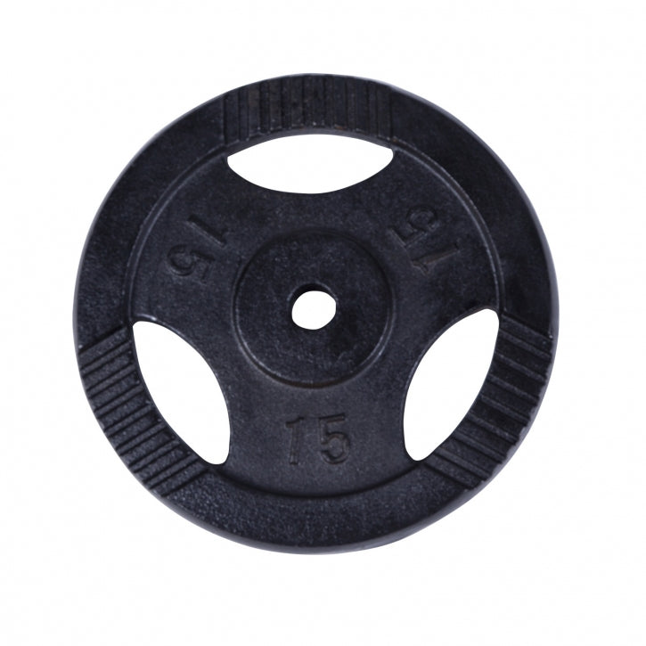 Čuguna svaru disks 15 kg ar rokturiem