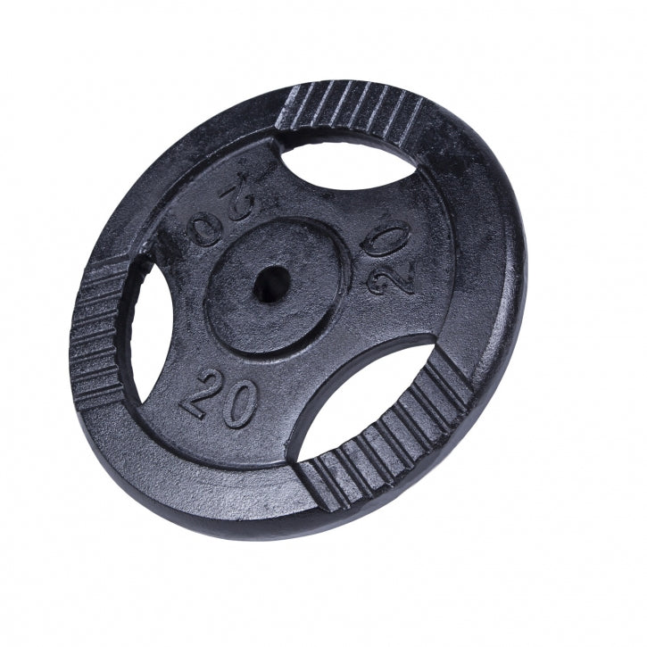 Čuguna svaru disks 20 kg ar rokturiem