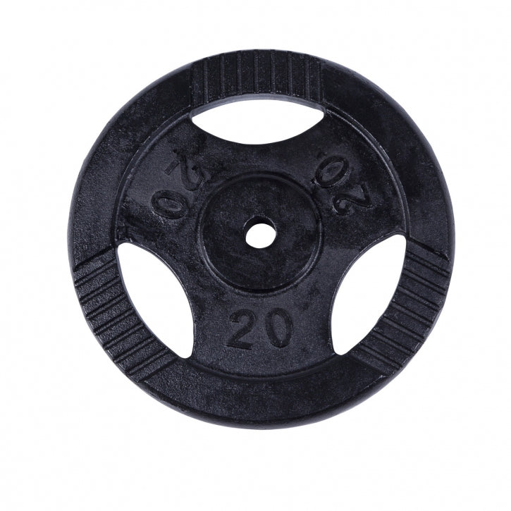 Čuguna svaru disks 20 kg ar rokturiem