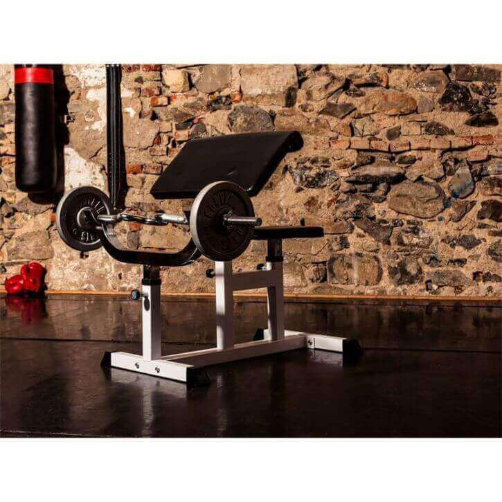 Scott bicepsa sols un EZ stieņa komplekts 30 kg