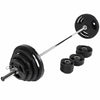 Stieņa komplekts 130 kg ar Tri Grip svaru diskiem