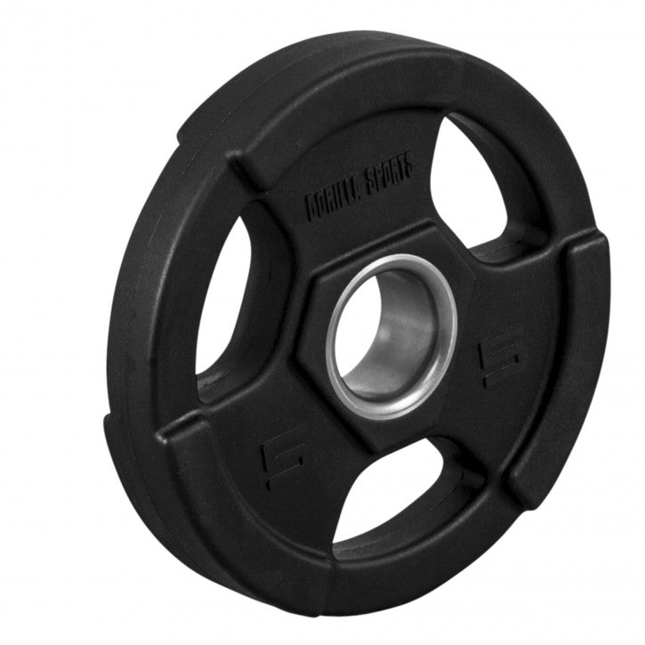 Stieņa komplekts 130 kg ar Tri Grip svaru diskiem