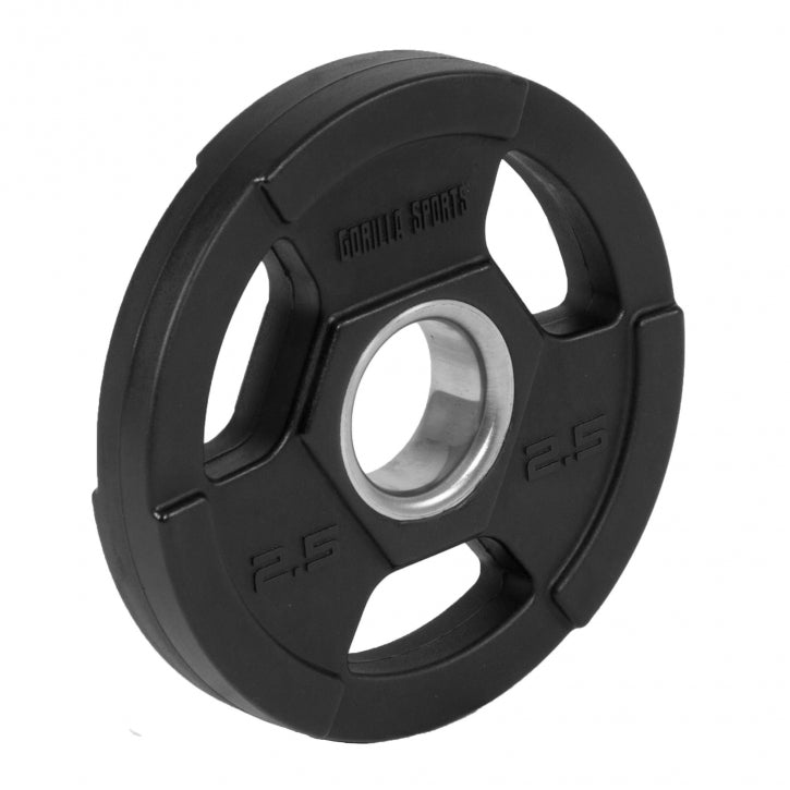 Stieņa komplekts 130 kg ar Tri Grip svaru diskiem