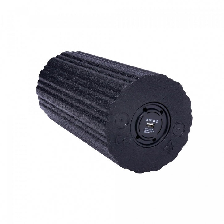 Vibrējošs fascijas masāžas rullis 30 x 14,5 cm, melns