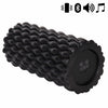 3-In-1 vibrējošs foam roller 30 x 10 cm, melns
