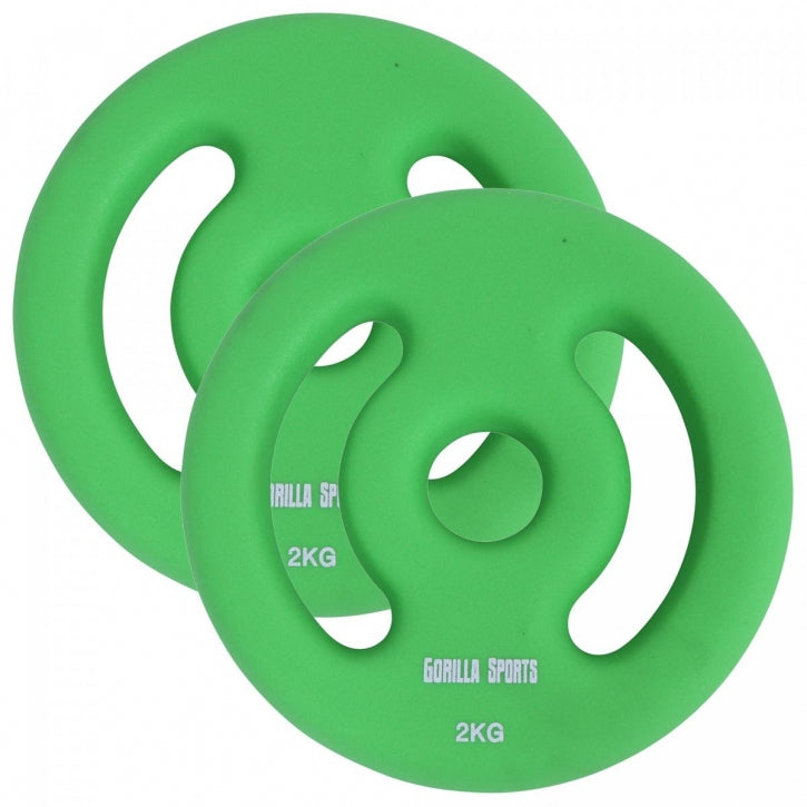 BodyPump svaru diski 2 gab. 1–5 kg, 30 mm