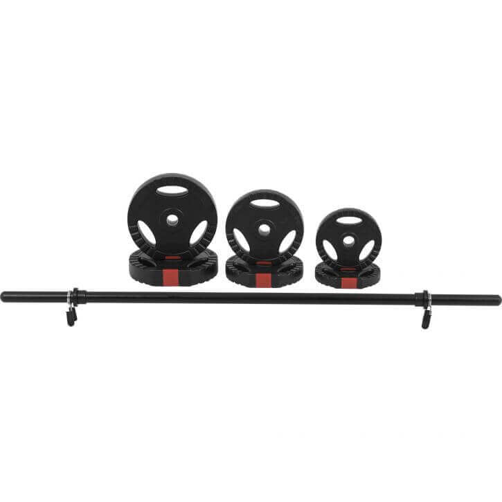 BodyPump komplekts ar 5 x 20 kg Tri Grip svaru diskiem