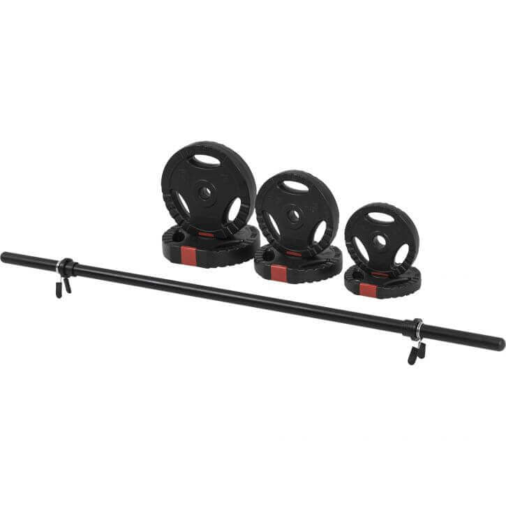 BodyPump komplekts ar 5 x 20 kg Tri Grip svaru diskiem