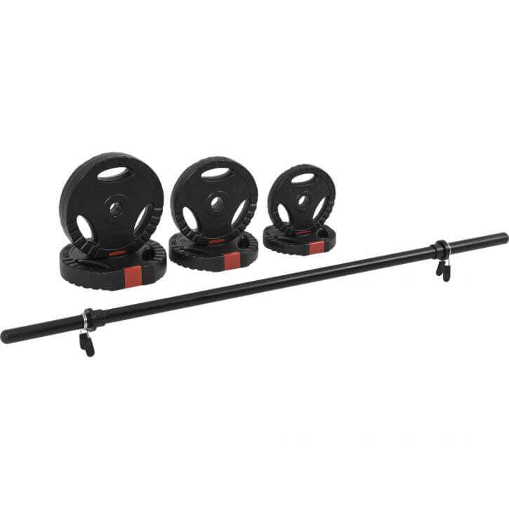 BodyPump komplekts ar 5 x 20 kg Tri Grip svaru diskiem