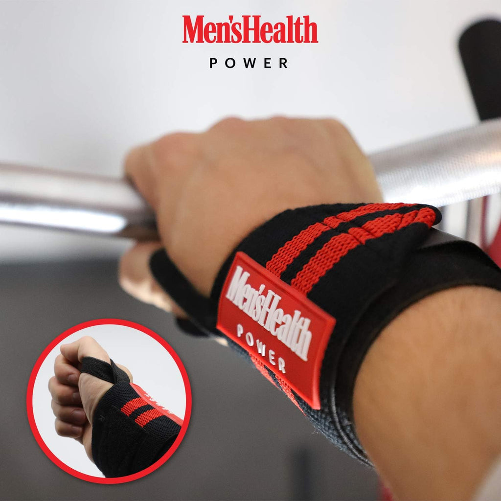 Men's Health POWER rannesiteet, musta/punainen