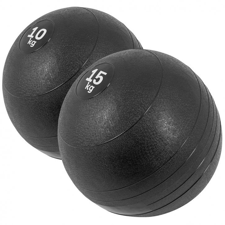 Slam Ball medicīnas bumbu komplekts 10 kg un 15 kg