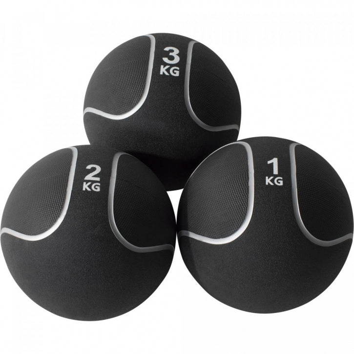 Medicīnas bumbu komplekts 1–3 kg, kopā 6 kg