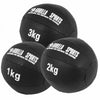Wall Ball medicīnas bumbu komplekts 1 kg, 2 kg un 3 kg