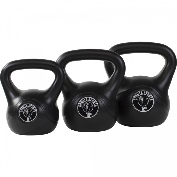 Kettlebell bumbu komplekts 8-12 kg, 3 gab.