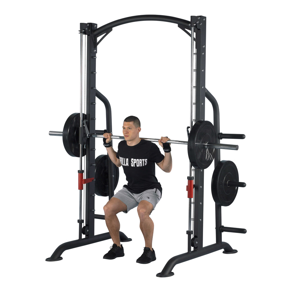 Multipress Power Rack Smith trenažieris ar svaru disku statīvu