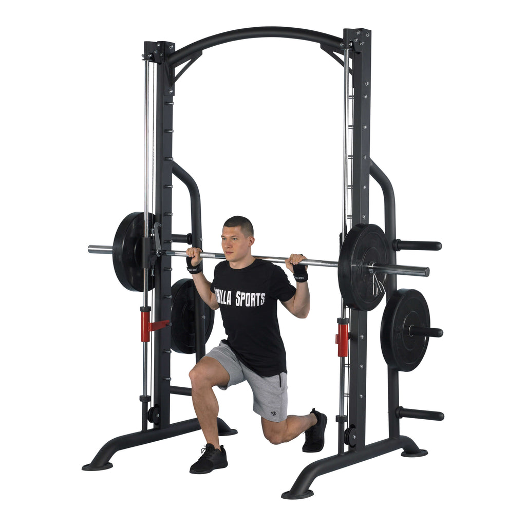 Multipress Power Rack Smith trenažieris ar svaru disku statīvu