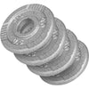 Svaru diski 4 x 0,5 kg, 30 mm ar satvēriena rokturiem