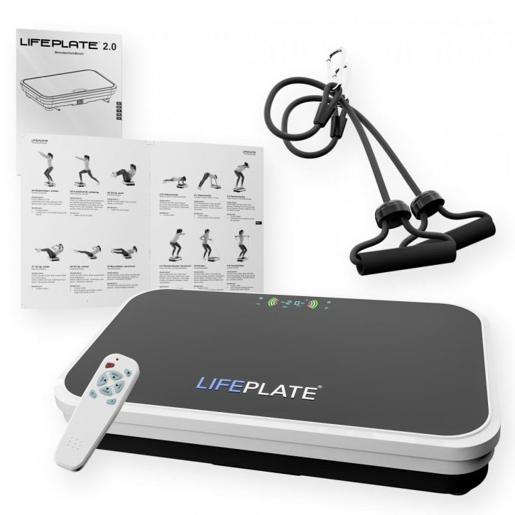 LifePlate 2.0 vibrācijas platforma ar pretestības lentēm