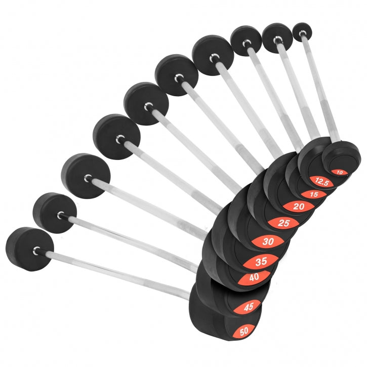 Fiksēts svaru stienis 10–50 kg, 105 cm, 30 mm