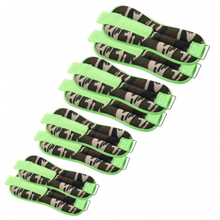 Potīšu un plaukstu atsvaru 10 kg komplekts, camo