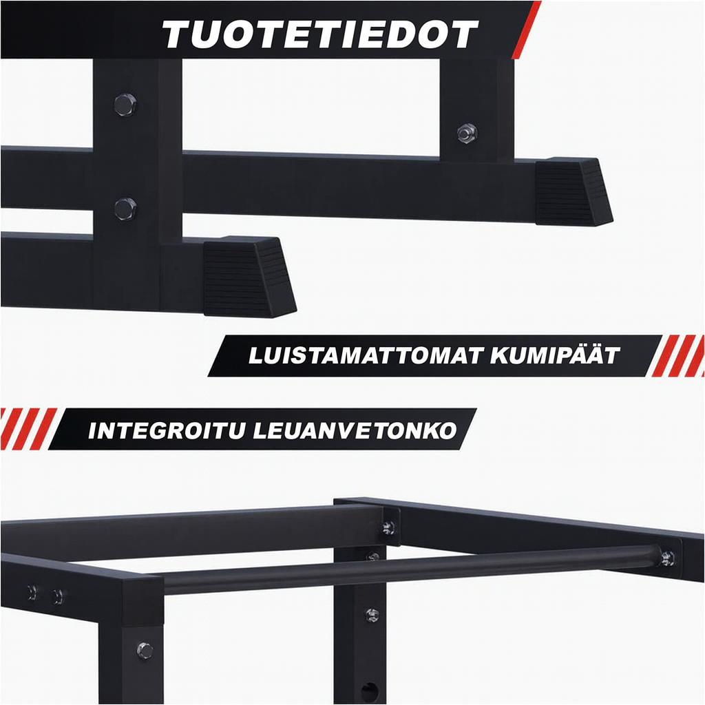 Pietupienu statīvs / Power Rack 200 kg, melns