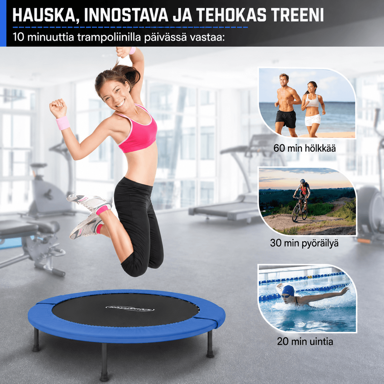Fitness batuts 81–122 cm