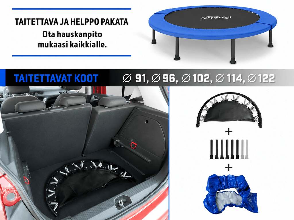 Fitness batuts 81–122 cm