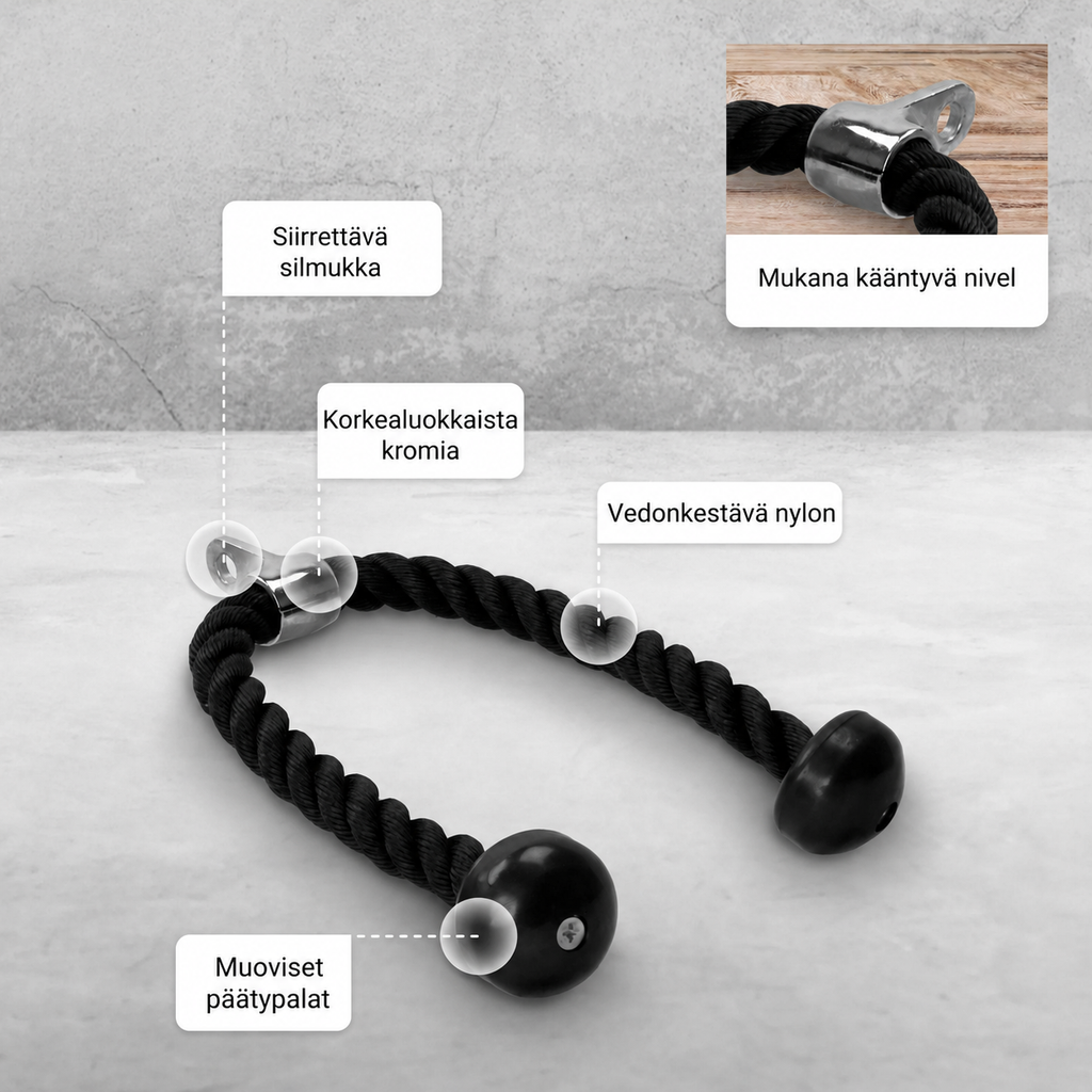 Tricepsa virve troses trenažierim 85 cm