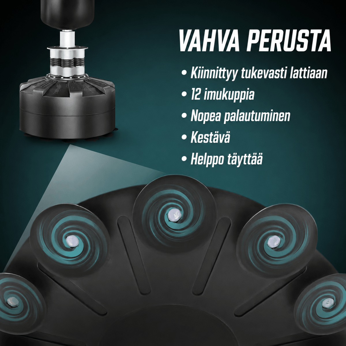 Vapaasti seisova nyrkkeilysäkki 175 cm (ei hintaa)