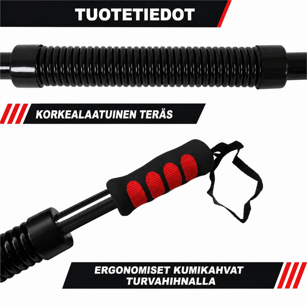 Spēka twisteris 20/30 kg – lokanais stienis ķermeņa augšdaļas treniņam