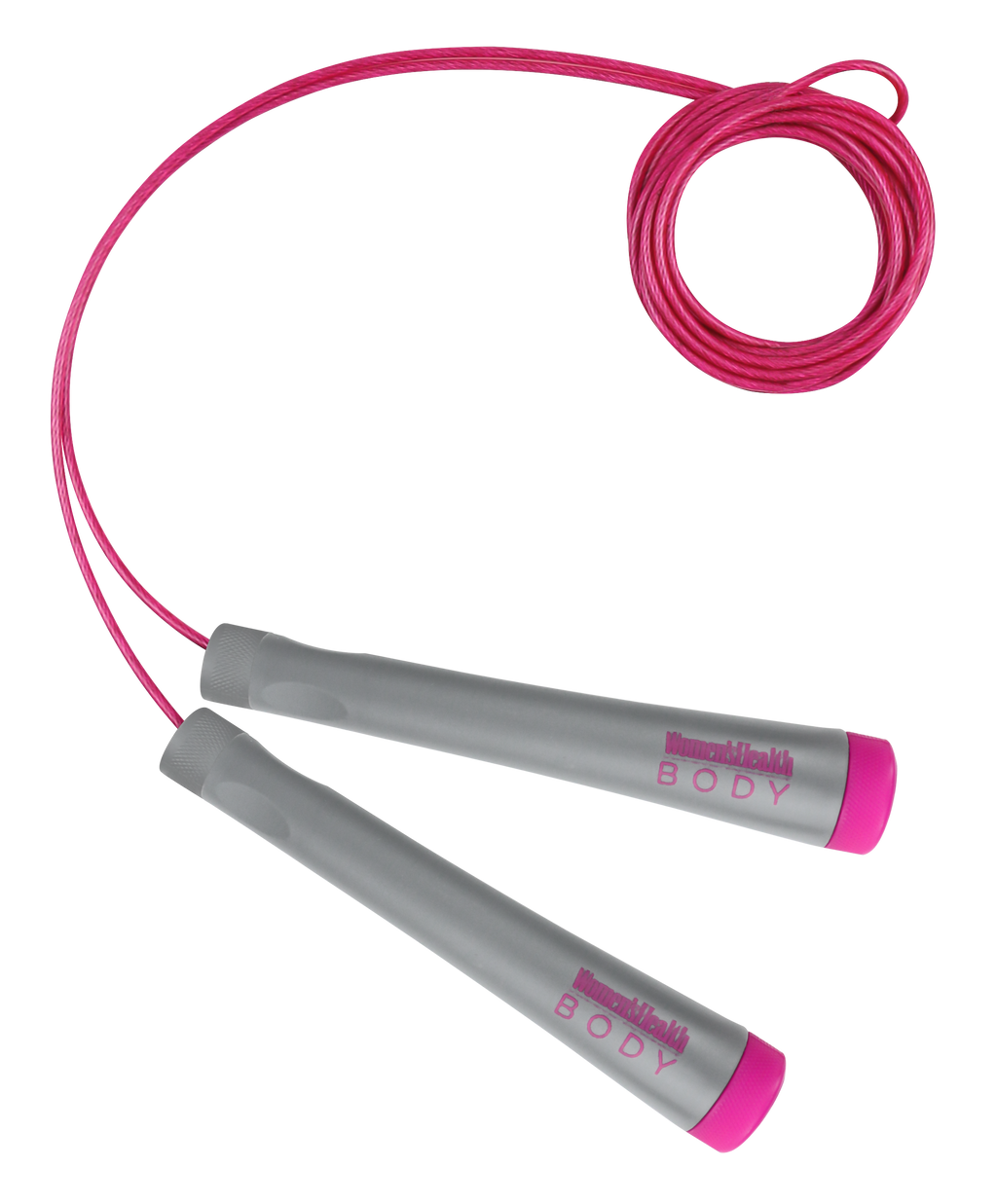 Women's Health BODY hyppynaru painokahvoilla, 3 m, harmaa/pinkki
