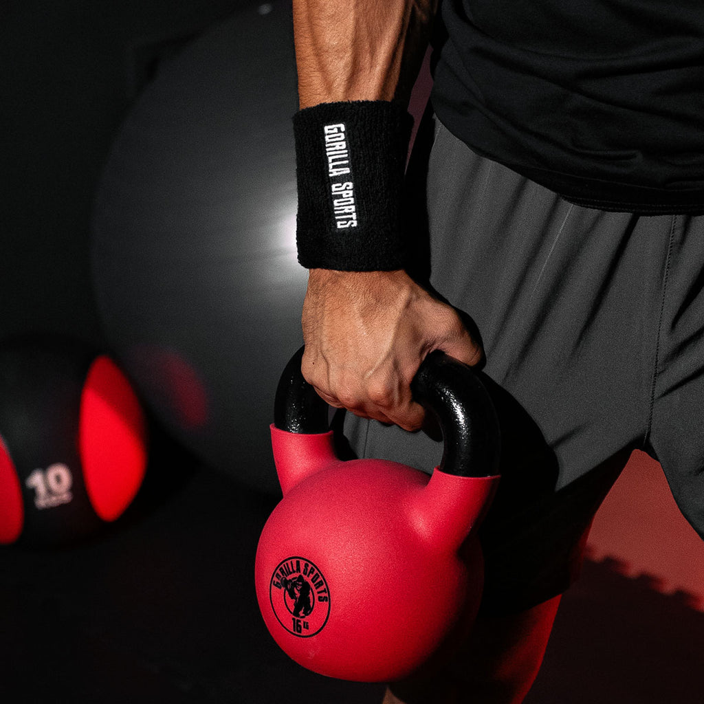 Sviedru lentes plaukstas atbalstam kettlebell treniņiem