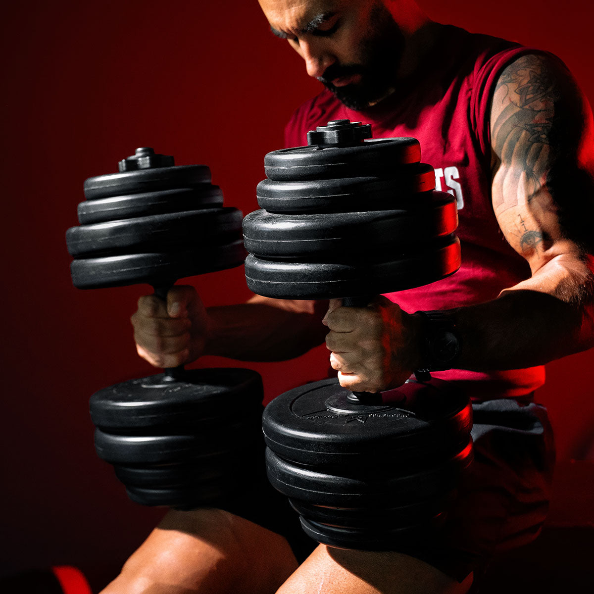 Regulējams hanteles komplekts 30 kg