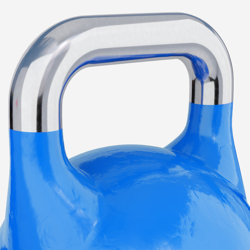 Sacensību kettlebell 12 kg, zils, lietais tērauds