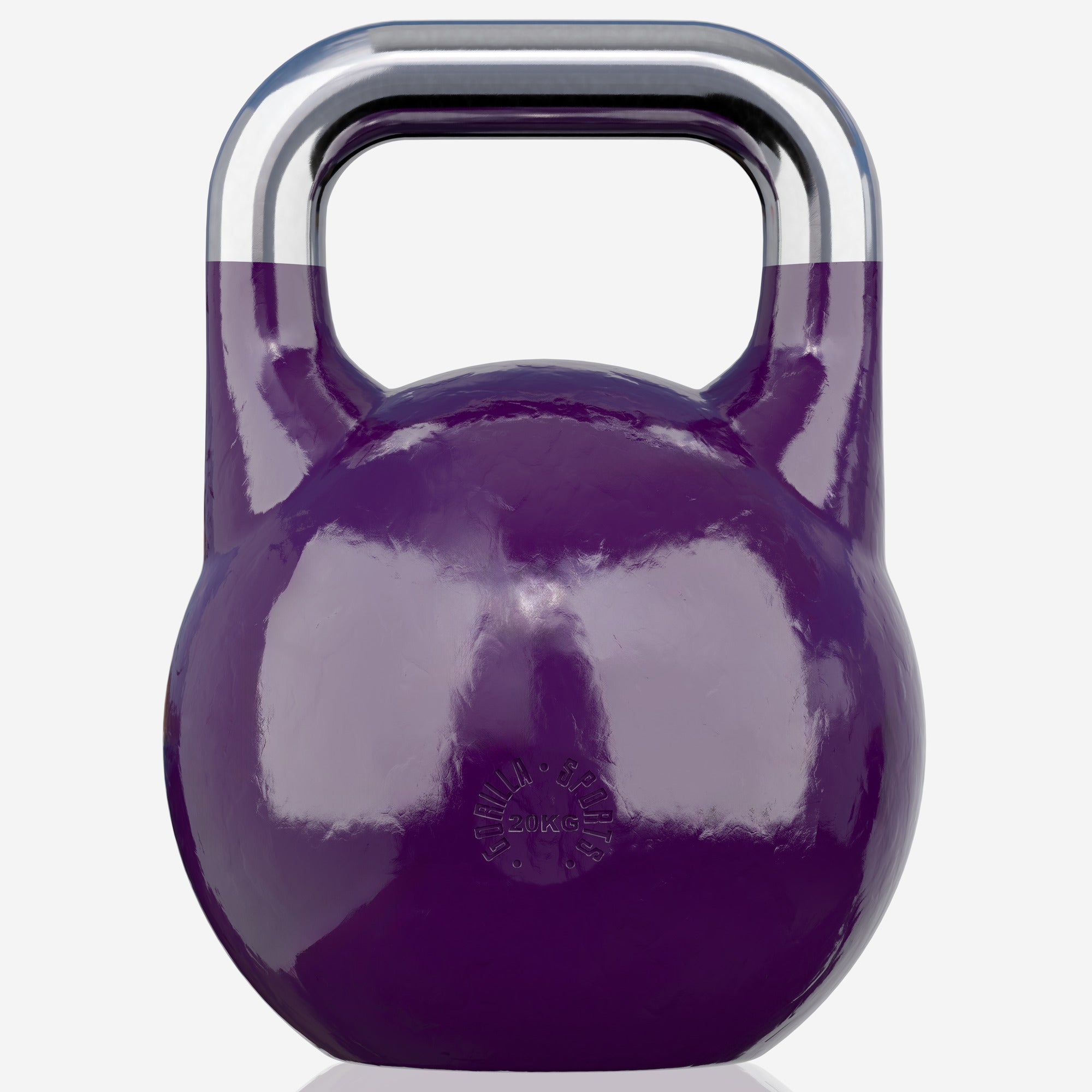 Sacensību kettlebell 20 kg, violets, lietais tērauds