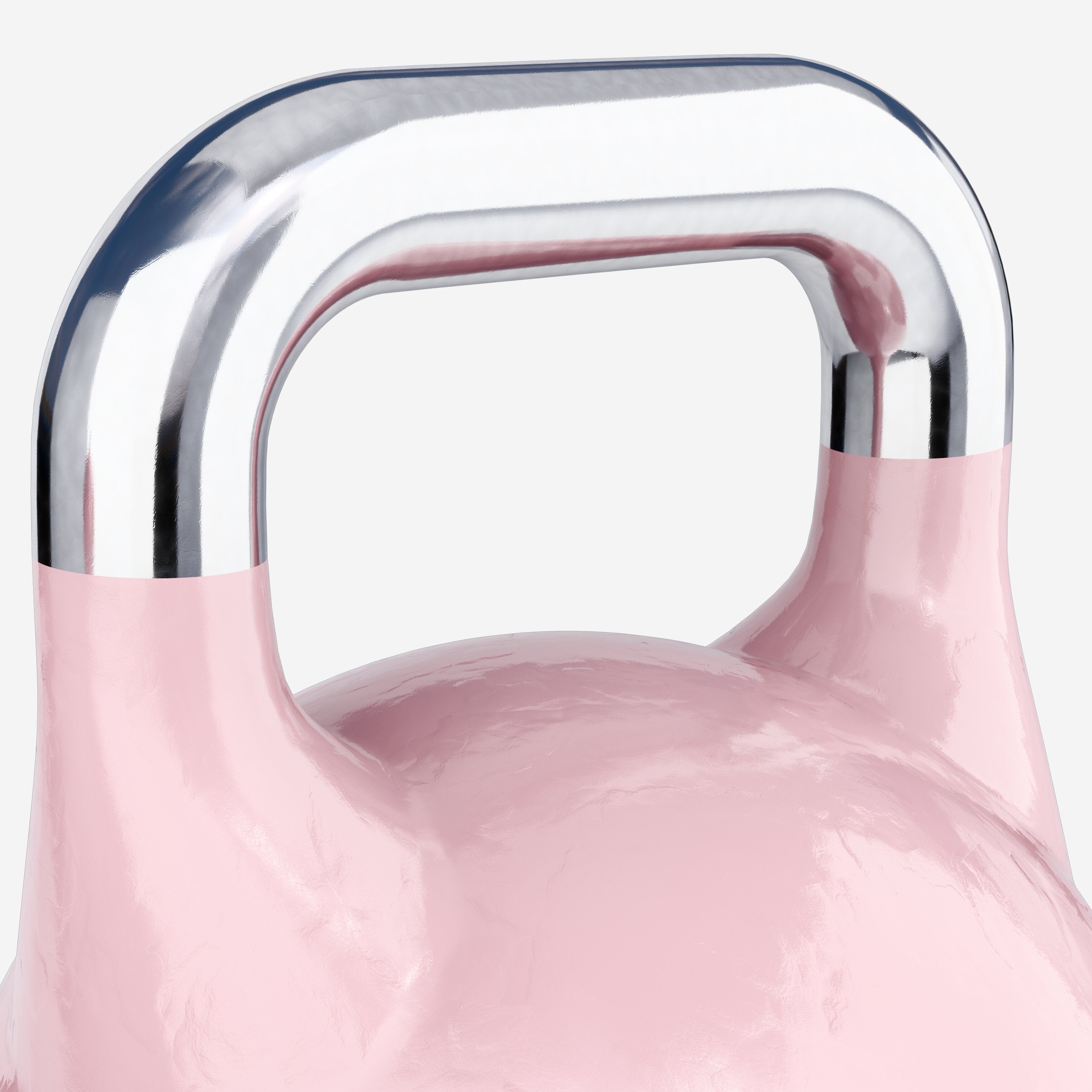 Sacensību kettlebell 8 kg, rozā, lietais tērauds