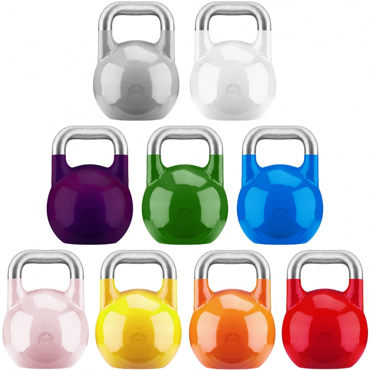 Sacensību kettlebell 8 kg, rozā, lietais tērauds
