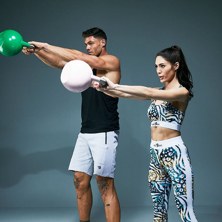 Sacensību kettlebell 8 kg, rozā, lietais tērauds